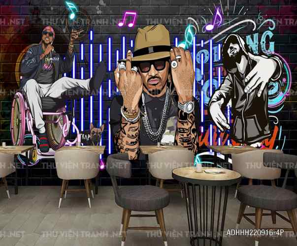 Tranh dán tường hiphop