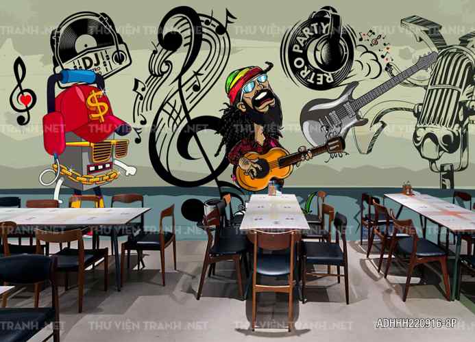 Tranh dán tường hiphop
