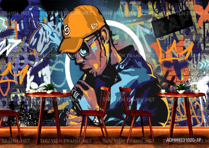 Tranh dán tường hiphop