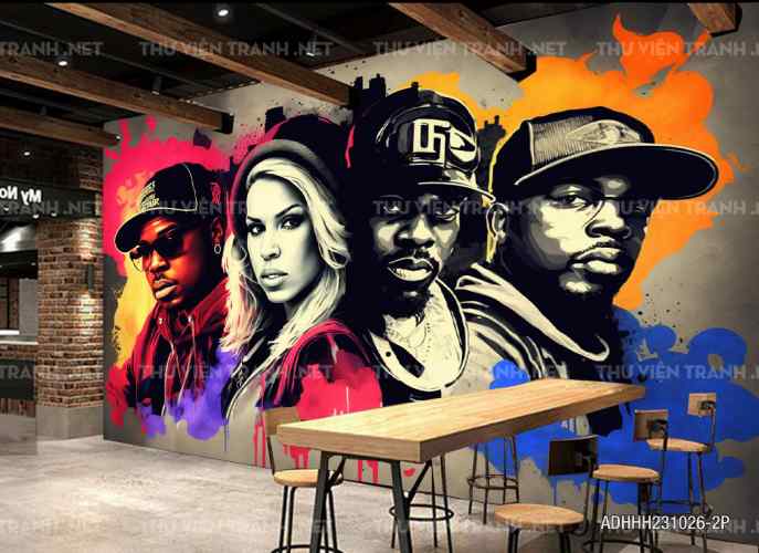 Tranh dán tường hiphop