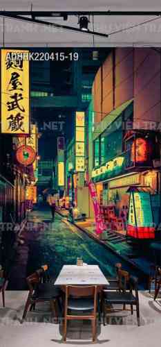 Tranh dán tường Hong Kong