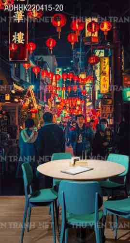 Tranh dán tường Hong Kong