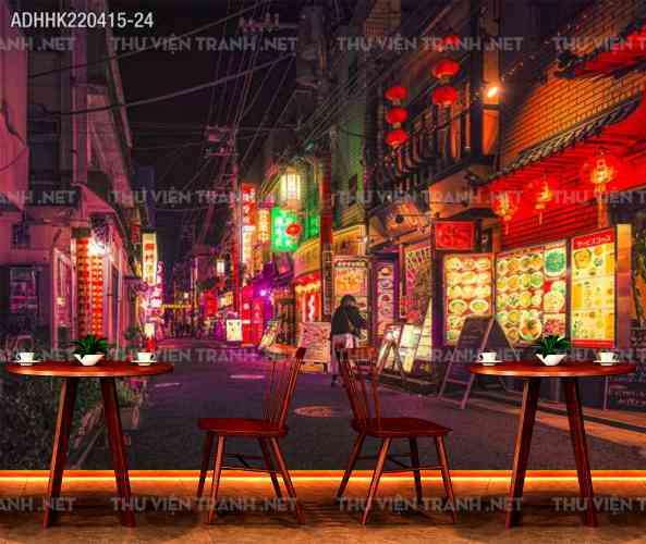 Tranh dán tường Hong Kong