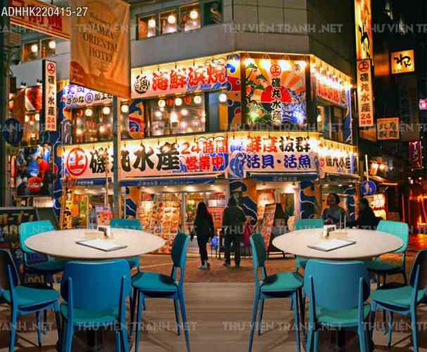 Tranh dán tường Hong Kong
