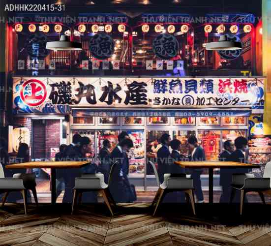 Tranh dán tường Hong Kong