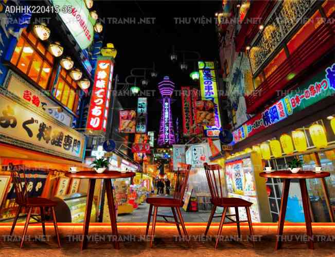 Tranh dán tường Hong Kong