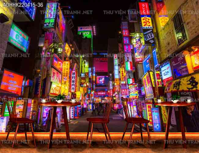 Tranh dán tường Hong Kong