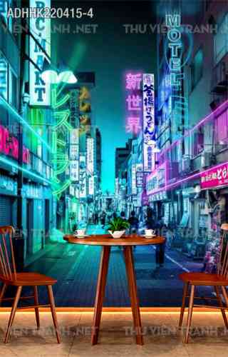 Tranh dán tường Hong Kong