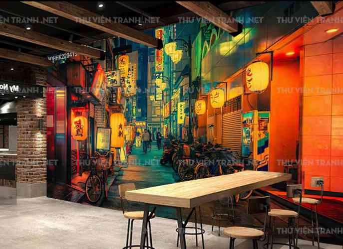 Tranh dán tường Hong Kong
