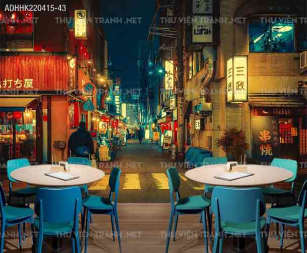 Tranh dán tường Hong Kong