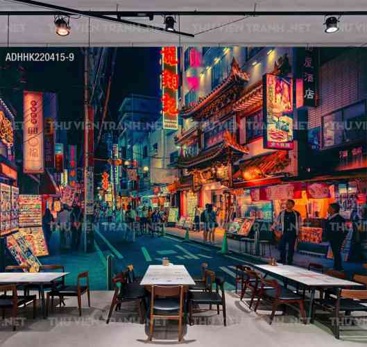 Tranh dán tường Hong Kong