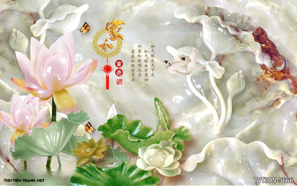 Tranh 3D giả ngọc