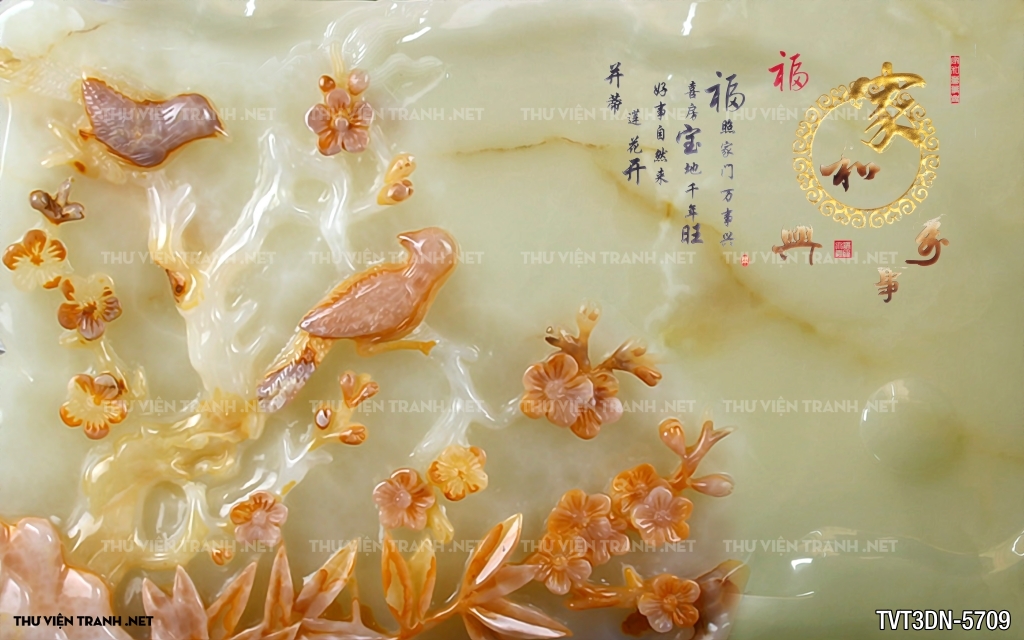 Tranh 3D giả ngọc