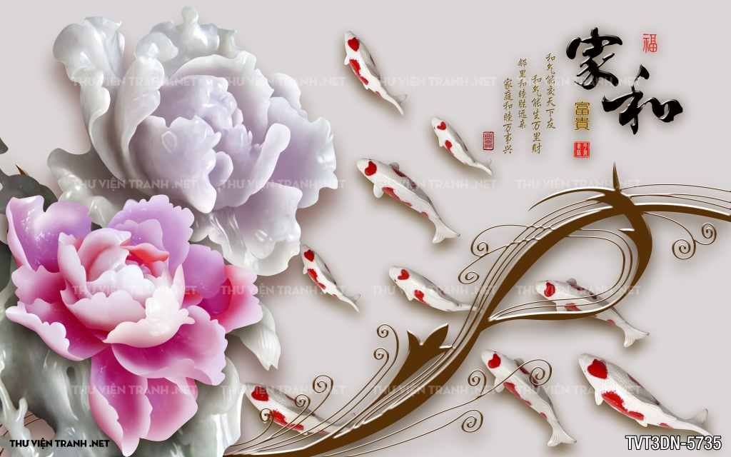 Tranh 3D giả ngọc