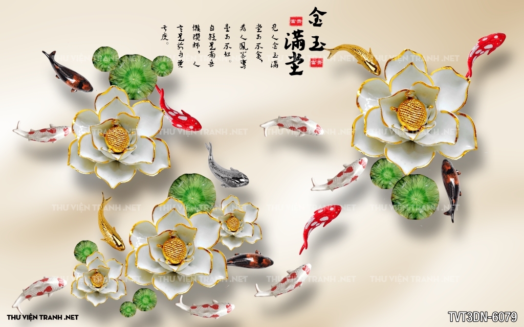 Tranh 3D giả ngọc2