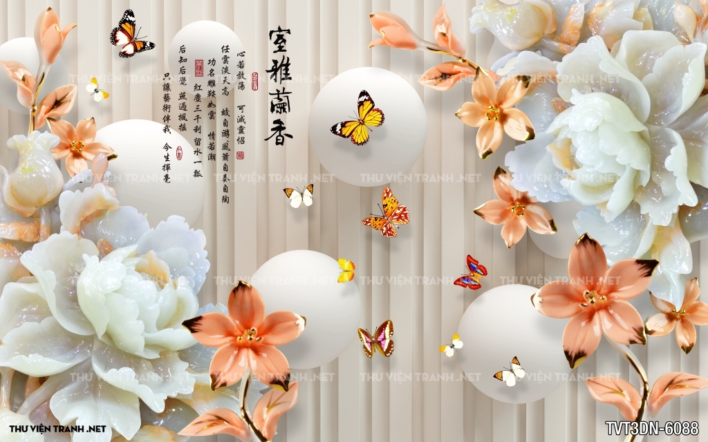 Tranh 3D giả ngọc2