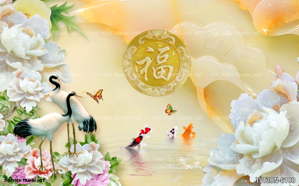 Tranh 3D giả ngọc2