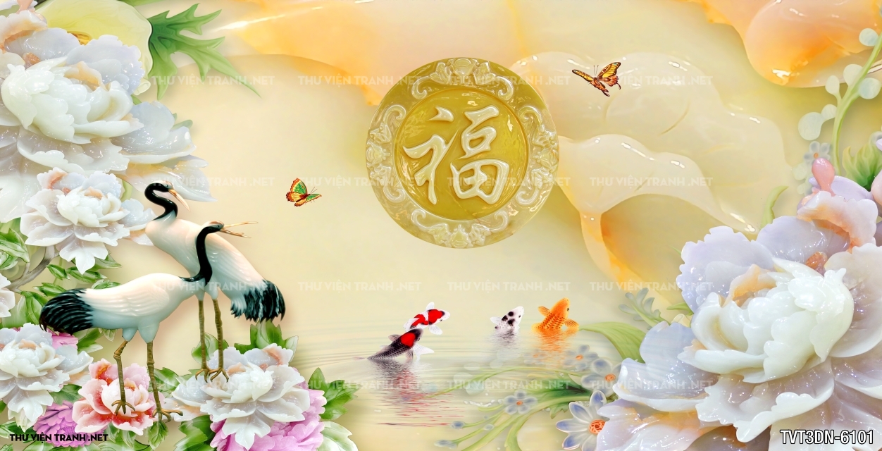Tranh 3D giả ngọc2