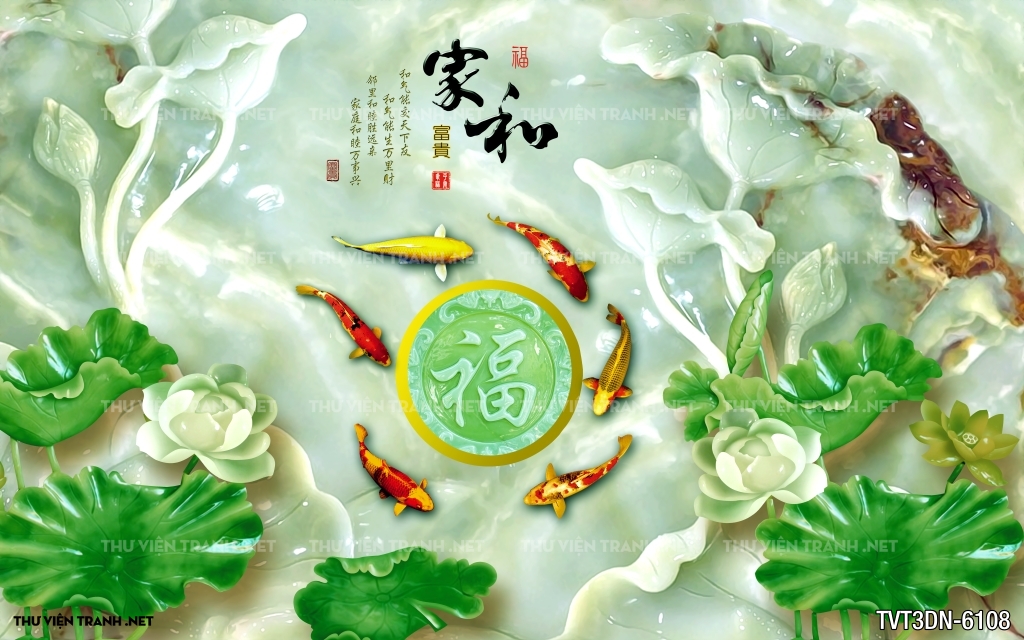 Tranh 3D giả ngọc2
