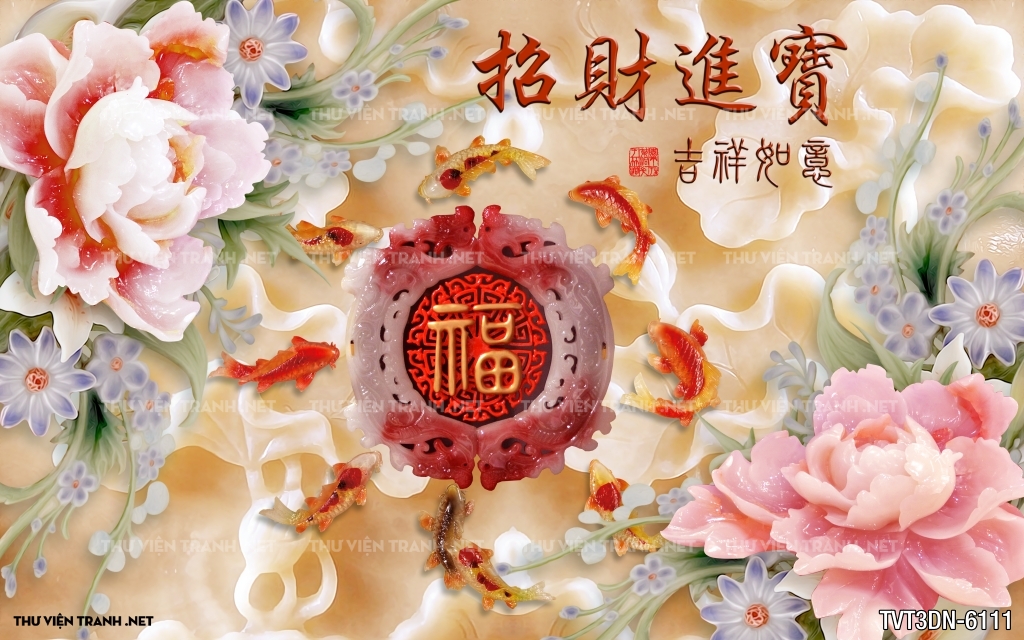 Tranh 3D giả ngọc2
