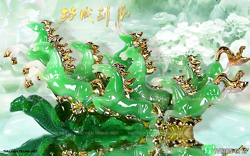 Tranh 3D giả ngọc2