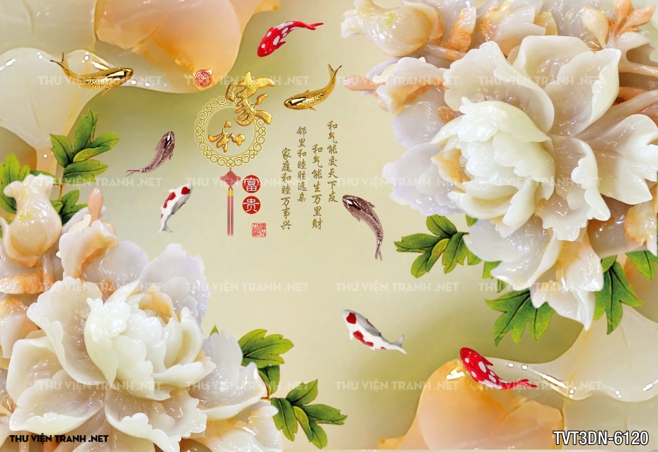 Tranh 3D giả ngọc2