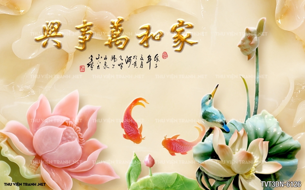 Tranh 3D giả ngọc 2