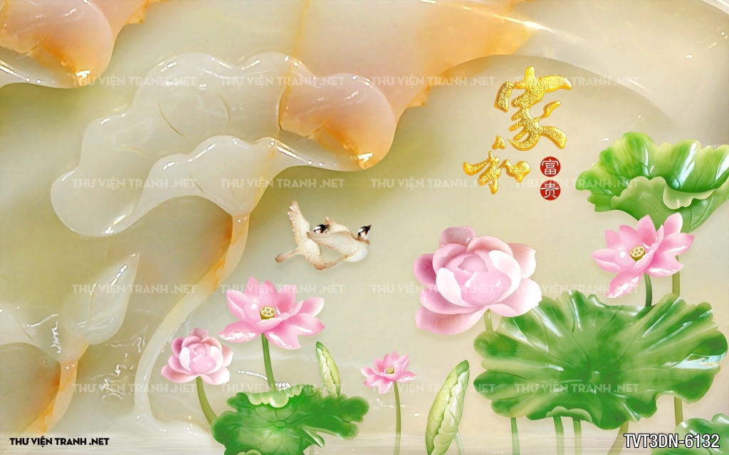 Tranh 3D giả ngọc 2