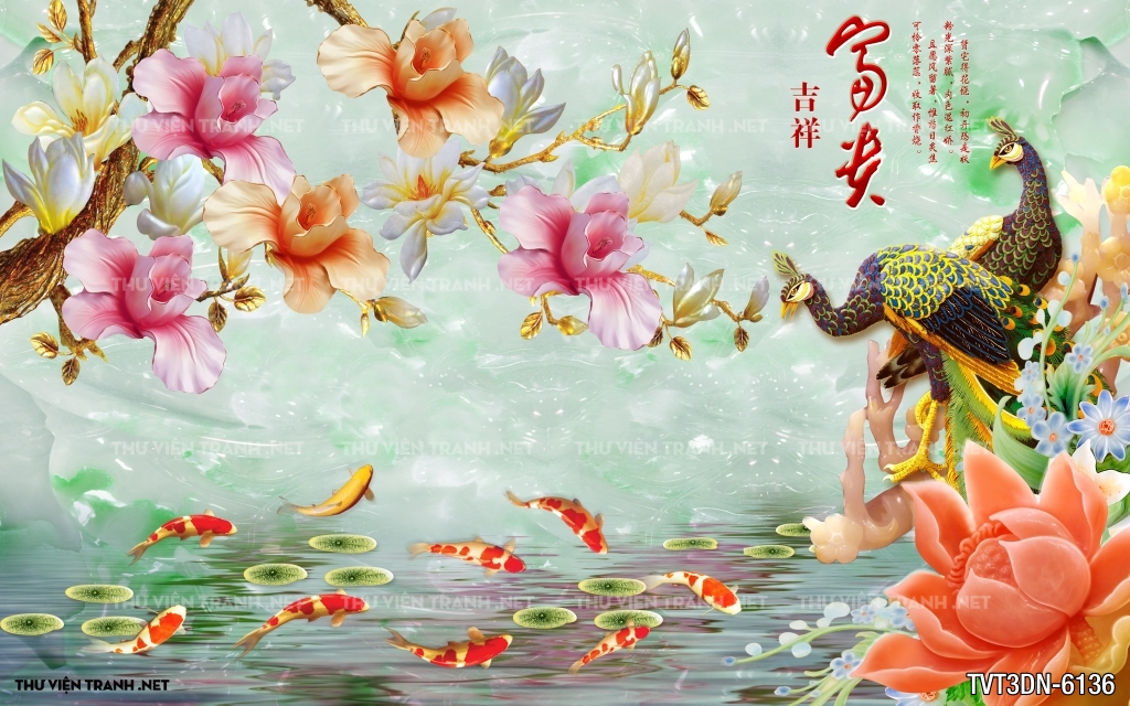 Tranh 3D giả ngọc 2