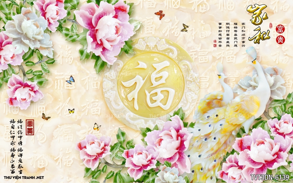 Tranh 3D giả ngọc 2