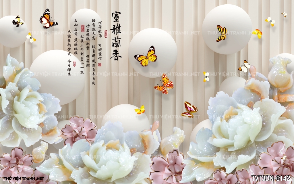 Tranh 3D giả ngọc 2
