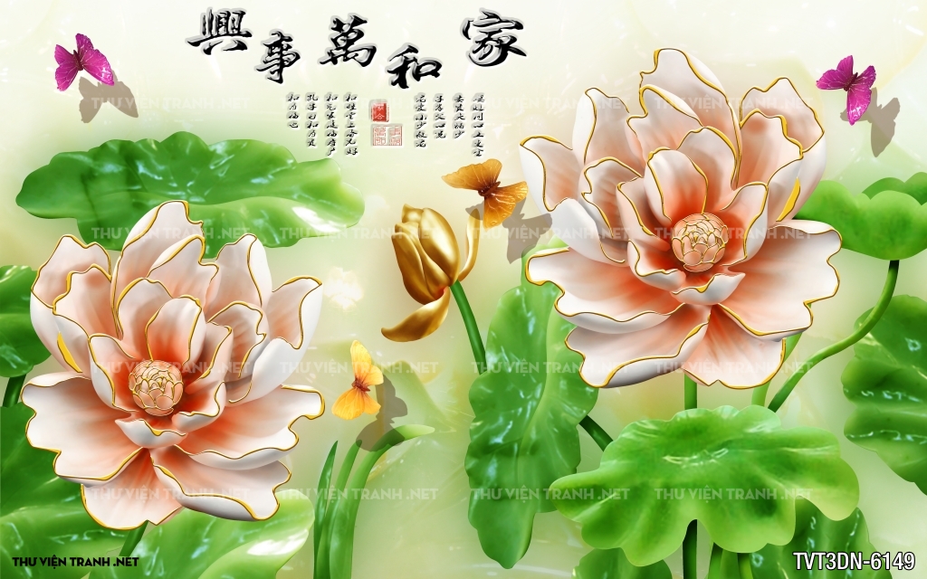 Tranh 3D giả ngọc 2
