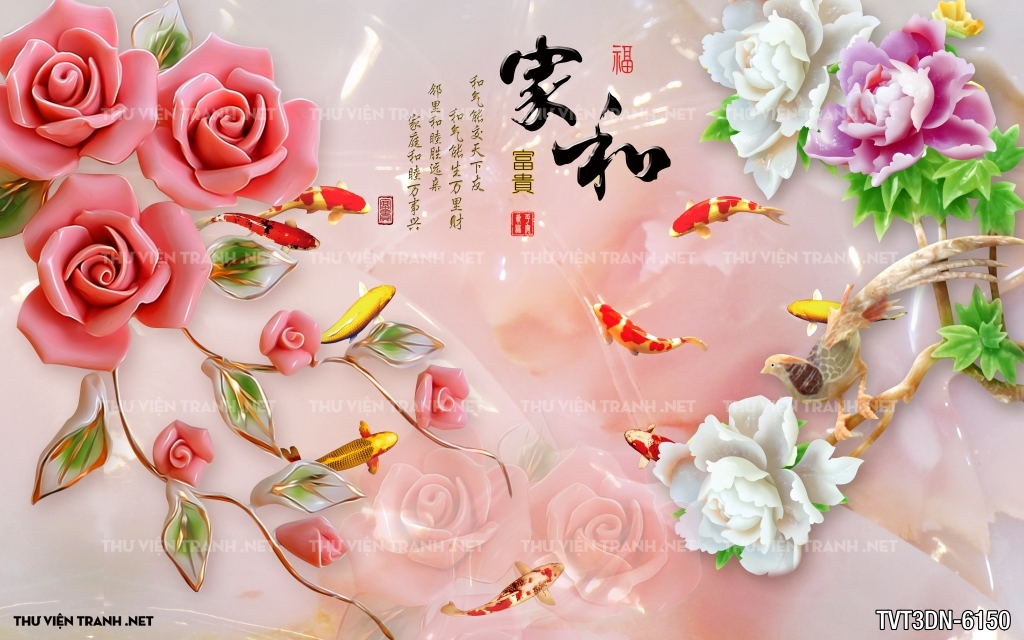 Tranh 3D giả ngọc 2