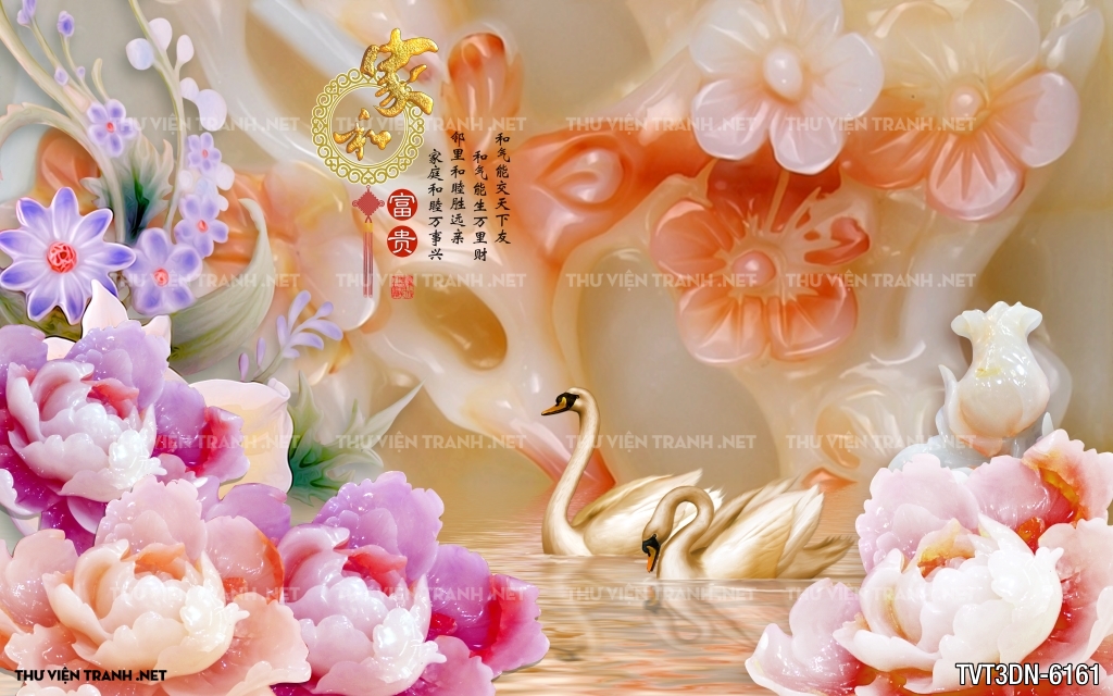 Tranh 3D giả ngọc 2