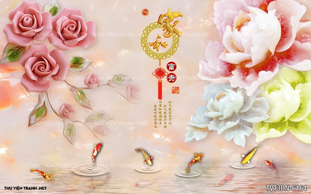 Tranh 3D giả ngọc 2