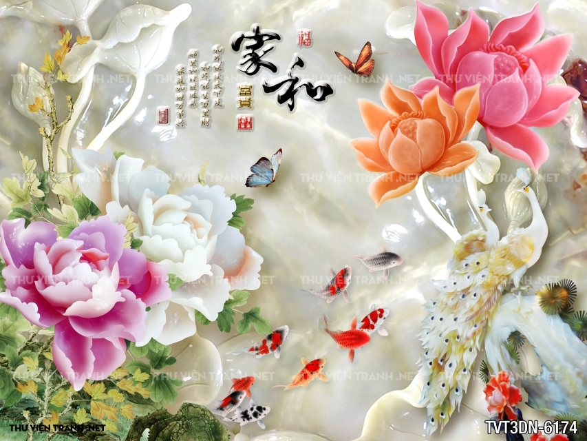 Tranh 3D giả ngọc 2