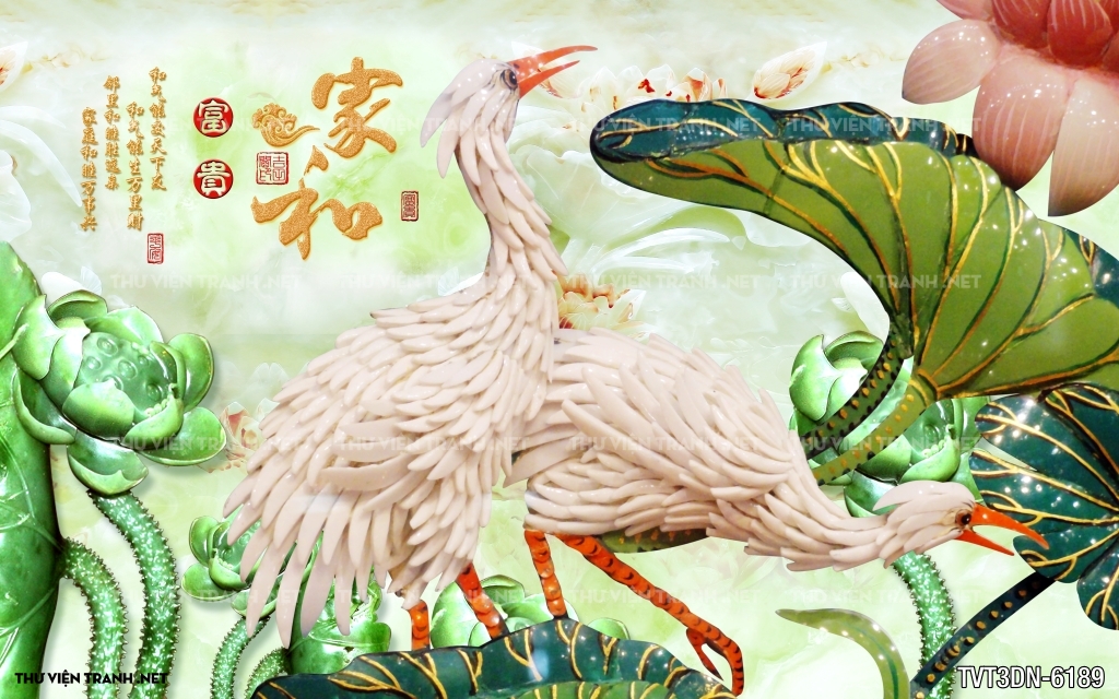 Tranh 3D giả ngọc 2