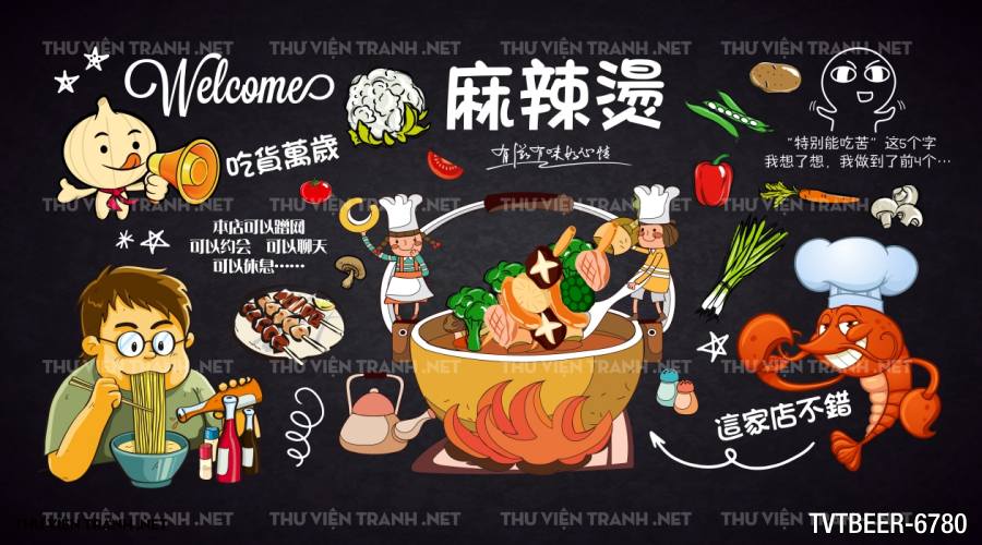 Tranh Quán Beer- tranh dán tường quán Bia