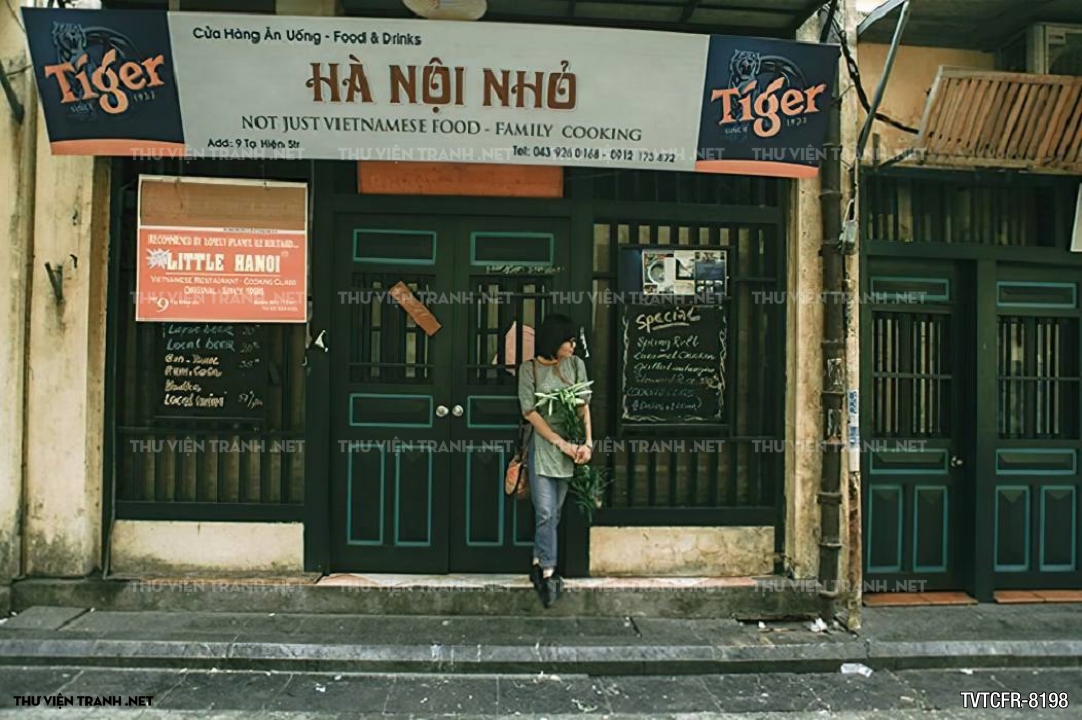 Tranh quán cafe, Trà sữa Vintage 4