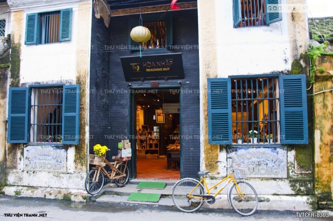 Tranh quán cafe, Trà sữa Vintage 5