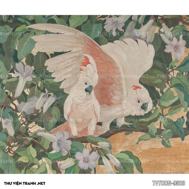 Tranh Chim Công-Peacock