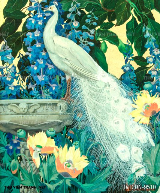 Tranh Chim Công-Peacock