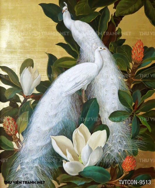 Tranh Chim Công-Peacock