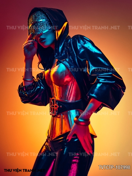 Tranh dán tường City Punk - Neon 1