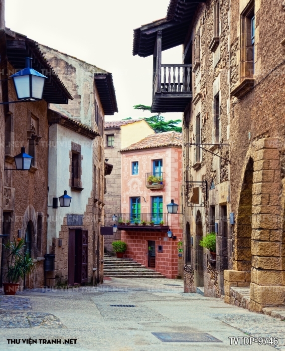 Cảnh đường phố Châu Âu