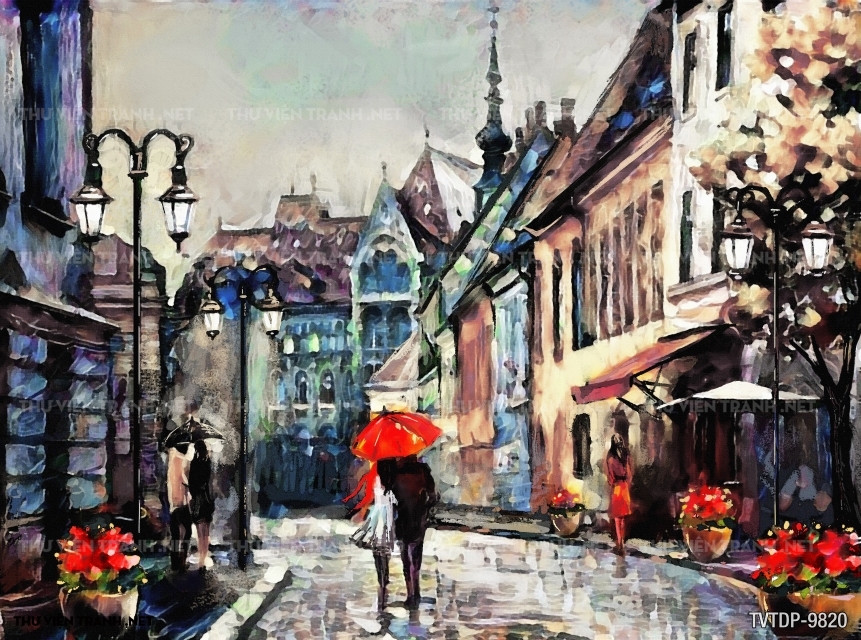 Cảnh đường phố Châu Âu 2