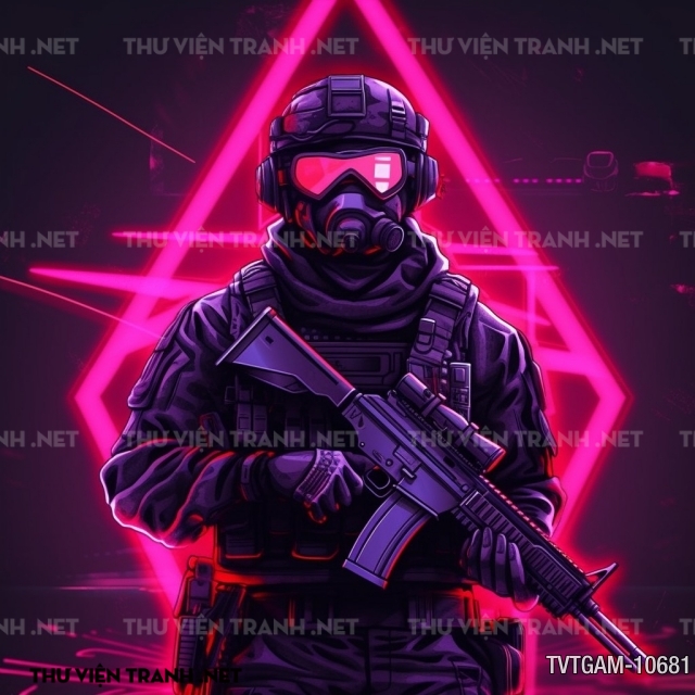 tranh dán tường game counter strike