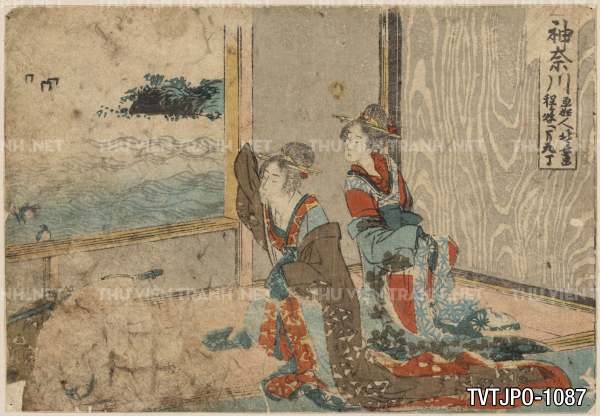Tranh Nhật Bản  cổ Ukiyo-e -Ancient Japanese woodblock prints.