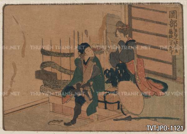 Tranh Nhật Bản  cổ Ukiyo-e -Ancient Japanese woodblock prints.