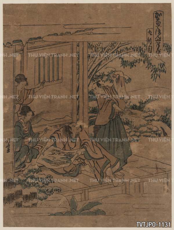 Tranh Nhật Bản  cổ Ukiyo-e -Ancient Japanese woodblock prints.
